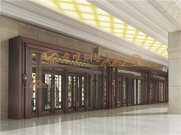 愛(ài)唯銅門(mén)酒店銅門(mén)