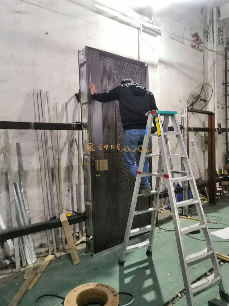 別墅銅門(mén)調(diào)試 (4)