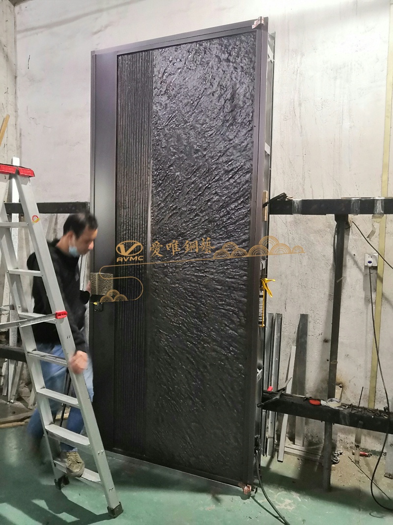 別墅銅門(mén)調(diào)試 (3)