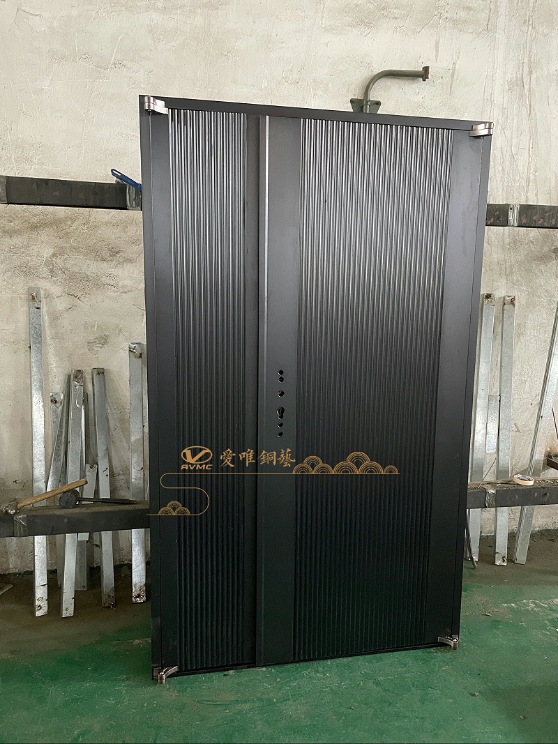 佛山別墅銅門(mén)簡(jiǎn)約銅門(mén) (1)