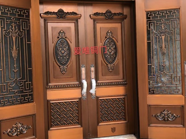 廣東別墅銅門廠家愛(ài)唯銅藝——廣東別墅銅門案例實(shí)拍