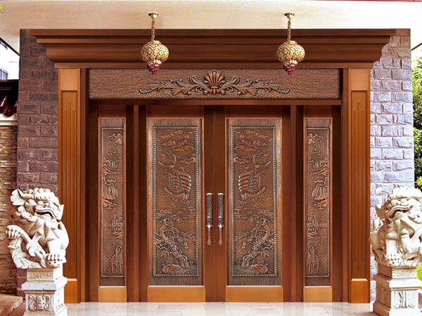 為什么越來(lái)越多有成就的人別墅豪宅入戶大門首選都是銅門呢？