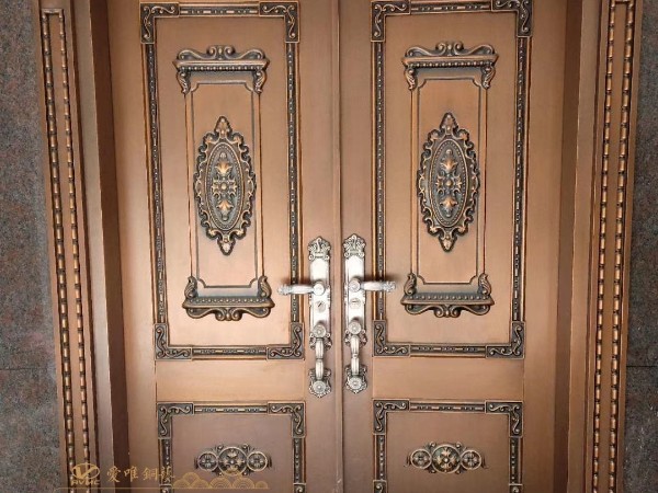 廣東別墅銅門廠家愛(ài)唯銅藝——?jiǎng)e墅銅門工程案例