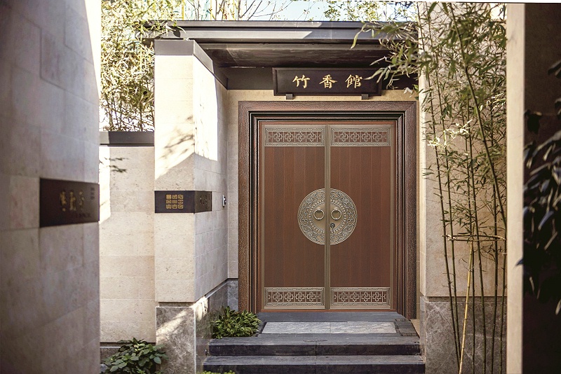 愛唯銅門-中式對(duì)開門