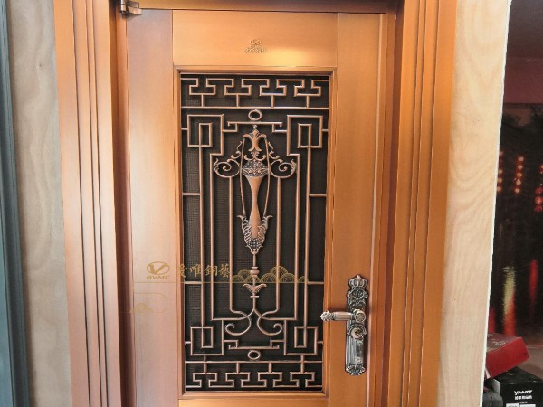 廣東別墅銅門廠家愛(ài)唯銅藝——入戶銅門門中門